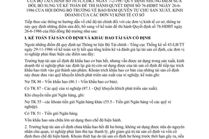 Thông tư 10-TC/CĐKT bảo đảm quyền tự chủ sản xuất kinh doanh đơn vị kinh tế cơ sở sửa đổi kế toán thi hành quyết định 76-HĐBT