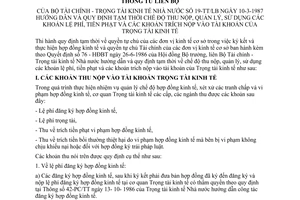 thông tư liên bộ 19-TT/LB hướng dẫn quy định tạm thời chế độ thu nộp,quản lý, sử dụng lệ phí, tiền phạt khoản trích nộp tài khoản trọng tài kinh tế