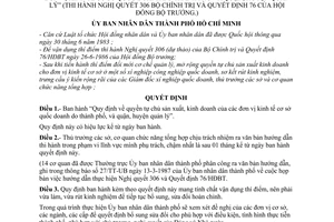 Quyết định 62/QĐ-UB quyền tự chủ sản xuất, kinh doanh các đơn vị kinh tế cơ sở quốc doanh