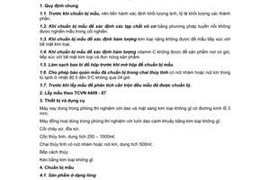 Tiêu chuẩn Việt Nam TCVN 4413:1987 về đồ hộp - phương pháp chuẩn bị mẫu để phân tích hoá học