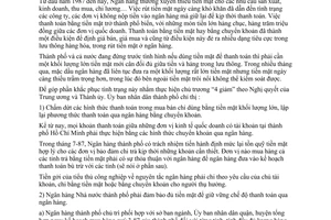 Chỉ thị 26/CT-UB  thực hiện biện pháp cấp bách tiền mặt