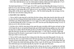 Thông tư 40-TC/TNVT hướng dẫn sử dụng vốn thu hồi do bán vật tư tồn kho ứ đọng theo quyết định 177-CT