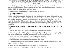 Thông tư 6-LĐ/TBXH/TT cấp phát sử dụng thanh toán tiền chân tay giả dụng cụ chỉnh hình kèm theo Danh mục phụ tùng