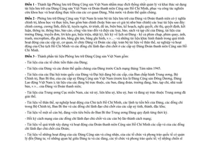 Quyết định 20-QĐ/TW năm 1987 Phông lưu trữ Đảng Cộng sản Việt Nam