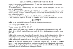 Quyết định 221/QĐ-UB tiêu chuẩn địa phương xích xe máy - ký hiệu 53 TCV 134 – 87, vành xe máy - ký hiệu 53 TCV 135 – 87