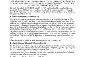 Thông tư 130-NH/TT chính sách đổi mới kế hoạch hoá hạch toán kinh doanh xã hội chủ nghĩa xí nghiệp quốc doanh hướng dẫn quyết định 217-HĐBT