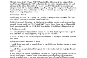 Chỉ thị 03/CT.UB năm 1988 xét duyệt kết quả thực hiện kế hoạch Nhà nước năm 1987 An Giang