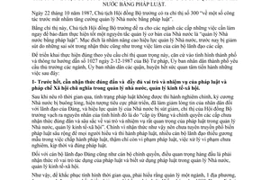 Chỉ thị 07/CT-UB năm 1988 hướng dẫn Chỉ thị 300 công tác trước mắt nhằm tăng cường quản lý nhà nước bằng pháp luật