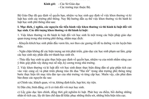 Thông tư 08/TT  hướng dẫn khen thưởng và thi hành kỷ luật học sinh