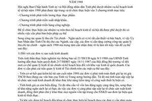 Chỉ thị 08/CT.UB công tác quản lý thu chi tài chính ngân sách năm 1988 An Giang