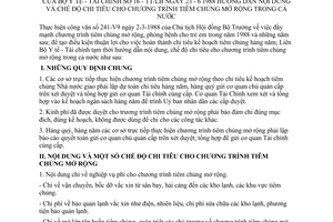 thông tư liên bộ 16 - TT/LB hướng dẫn nội dung chế độ chi tiêu chương trình tiêm chủng mở rộng cả nước