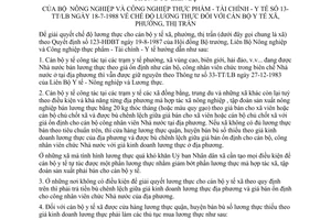 thông tư liên bộ 13-TT/LB chế độ lương thực cán bộ y tế xã, phường, thị trấn