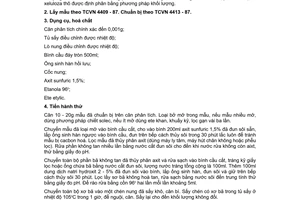 Tiêu chuẩn Việt Nam TCVN 4590:1988 về đồ hộp - phương pháp xác định hàm lượng xeluloza thô