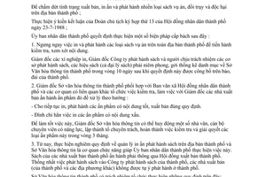 Quyết định  146/QĐ-UB  biện pháp cấp bách về xuất bản, in ấn và phát hành sách ở thành phố
