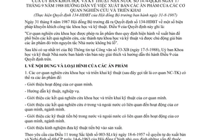 Thông tư 1474/QLKH hướng dẫn cấp phát ấn phẩm cơ quan nghiên cứu triển khai Quyết định 134-HĐBT