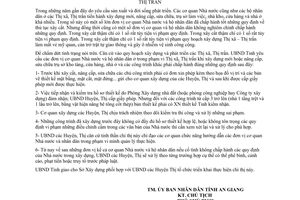 Chỉ thị 17/CT.UB năm 1988 xây dựng mới mở rộng nâng cấp nhà ở làm việc cửa hàng kho tàng An Giang