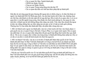 Công văn 3282/UB-ĐN quản lý cho thuê nhà khách, biệt thự, cao ốc người nước ngoài