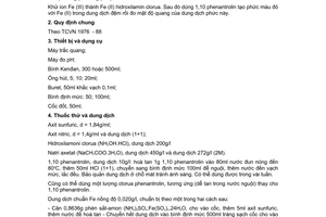 Tiêu chuẩn Việt Nam TCVN 1980:1988 (ISO 5517:1979) về đồ hộp - xác định hàm lượng sắt bằng phương pháp trắc quang