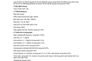 Tiêu chuẩn Việt Nam TCVN 1978:1988 (ST SEV 5338 - 85) về đồ hộp - xác định hàm lượng chì bằng phương pháp trắc quang