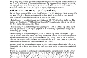 Thông tư liên tịch 02-BNV-TANDTC-BTP/TTLT quy định Bộ luật Tố tụng Hình sự