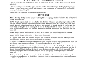 Quyết định 77/QĐ-UB năm 1989 hợp nhất Ủy ban Xây dựng cơ bản thành phố