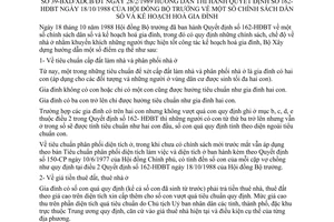 Thông tư 39-BXD/XDCB/ĐT chính sách dân số kế hoạch hoá gia đình hướng dẫn Quyết định 162-HĐBT