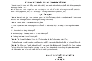 Quyết định 122/QĐ-UB  tổ chức đợt khảo sát thực trạng chế độ tiền lương tại cơ sở