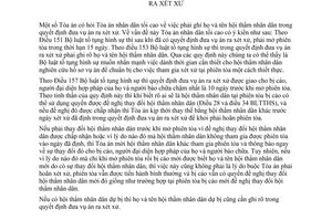 Công văn 38/NCPL ghi họ và tên hội thẩm nhân dân trong quyết định đưa vụ án ra xét xử