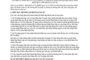 Thông tư 313/TT-LS về Quy chế Đoàn Luật sư