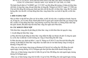 Thông tư 10-TC/CTN hướng dẫn thu khai thác vàng từ lòng đất khu vực kinh tế tập thể cá thể