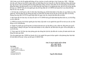 Chỉ thị 08/CT.UB năm 1989 thi tốt nghiệp phổ thông bổ túc văn hóa tuyển sinh lớp 6 lớp 10 An Giang 1989 1990