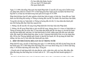 Công văn 1790/UB-TH thực hiện Pháp lệnh sửa đổi, bổ sung thuế CTN ngày 3-3-1989