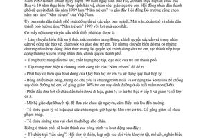 Chỉ thị 14/CT-UB huy động toàn xã hội chăm lo trẻ em