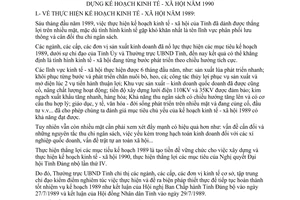 Chỉ thị 13/CT.UB thực hiện kế hoạch kinh tế xã hội 1989 xây dựng kế hoạch 1990 An Giang