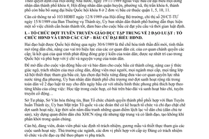 Chỉ thị 26/CT-UB tổ chức tốt cuộc bầu cử đại biểu Hội đồng nhân dân các cấp ngày 19-11-1989