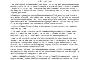 Chỉ thị 03/CT-UB phối hợp công đoàn các cấp tổ chức đại hội công nhân viên chức 1990