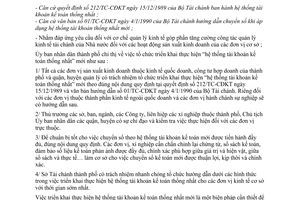 Chỉ thị 06/CT-UB triển khai thực hiện hệ thống tài khoản kế toán thống nhất mới