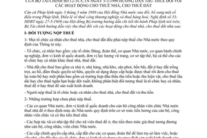 Thông tư 12-TC/CTN hướng dẫn thu thuế hoạt động thuê nhà, cho thuê đất