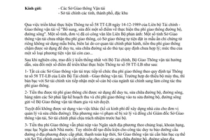 Công văn 531-TCKT hướng dẫn thực hiện thu phí giao thông