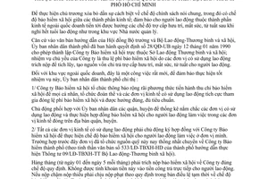 Chỉ thị 18/CT-UB thực hiện chế độ bảo hiểm xã hội tuổi già người lao động thuộc thành phần kinh tế ngoài quốc doanh địa bàn thành phố Hồ Chí Minh