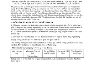 Quy định 78/KVIcho vay đơn vị kinh tế quốc doanh trả nợ hợp tác xã tín dụng