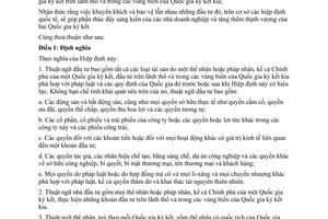 Hiệp định khuyến khích bảo hộ đầu tư giữa Việt Nam Italia 1990