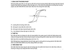 Tiêu chuẩn Việt Nam TCVN 5051:1990 (ST 1254-78) về Hợp kim cứng - Phương pháp xác định lực kháng từ do Ủy ban Khoa học và Kỹ thuật Nhà nước ban hành