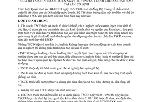 Thông tư 33-TC/CN chế độ khấu hao tài sản cố định