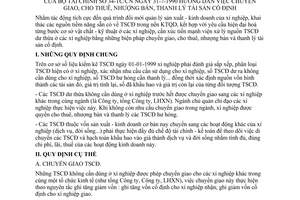 Thông tư 34-TC/CN hướng dẫn chuyển giao, cho thuê, nhượng bán, thanh lý tài sản cố định
