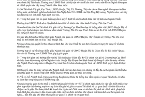 Chỉ thị 19/CT.UB năm 1990 thành lập hệ thống thu thuế ở địa phương An Giang