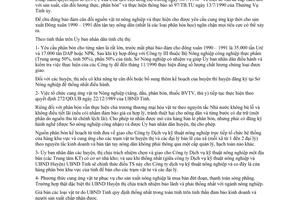 Chỉ thị 20/CT.UB năm 1990 cửa hàng bán lẻ Vật tư nông nghiệp phân bón An Giang