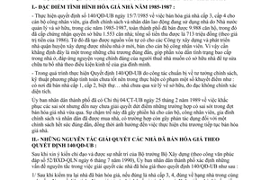 Chỉ thị 33/CT-UB giải quyết trường hợp mua bán hóa giá nhà theo Quyết định 140/QĐ-UB