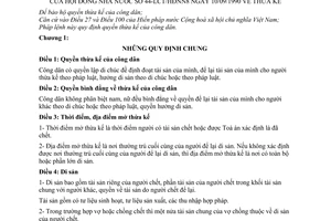 Pháp lệnh Thừa kế 1990 44-LCT/HĐNN8