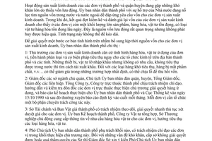 Chỉ thị 38/CT-UB tích cực giải quyết hàng hóa vật tư ứ đọng đơn vị sản xuất kinh doanh thành phố quận